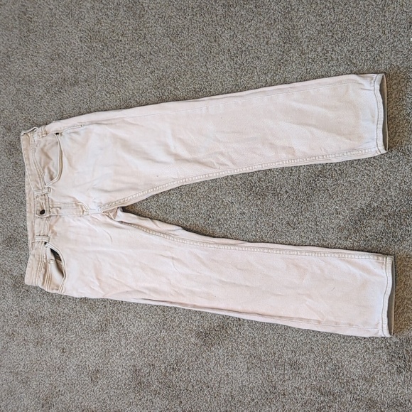 Comune Beige Slim Straight‎ Leg Jeans - Picture 1 of 5